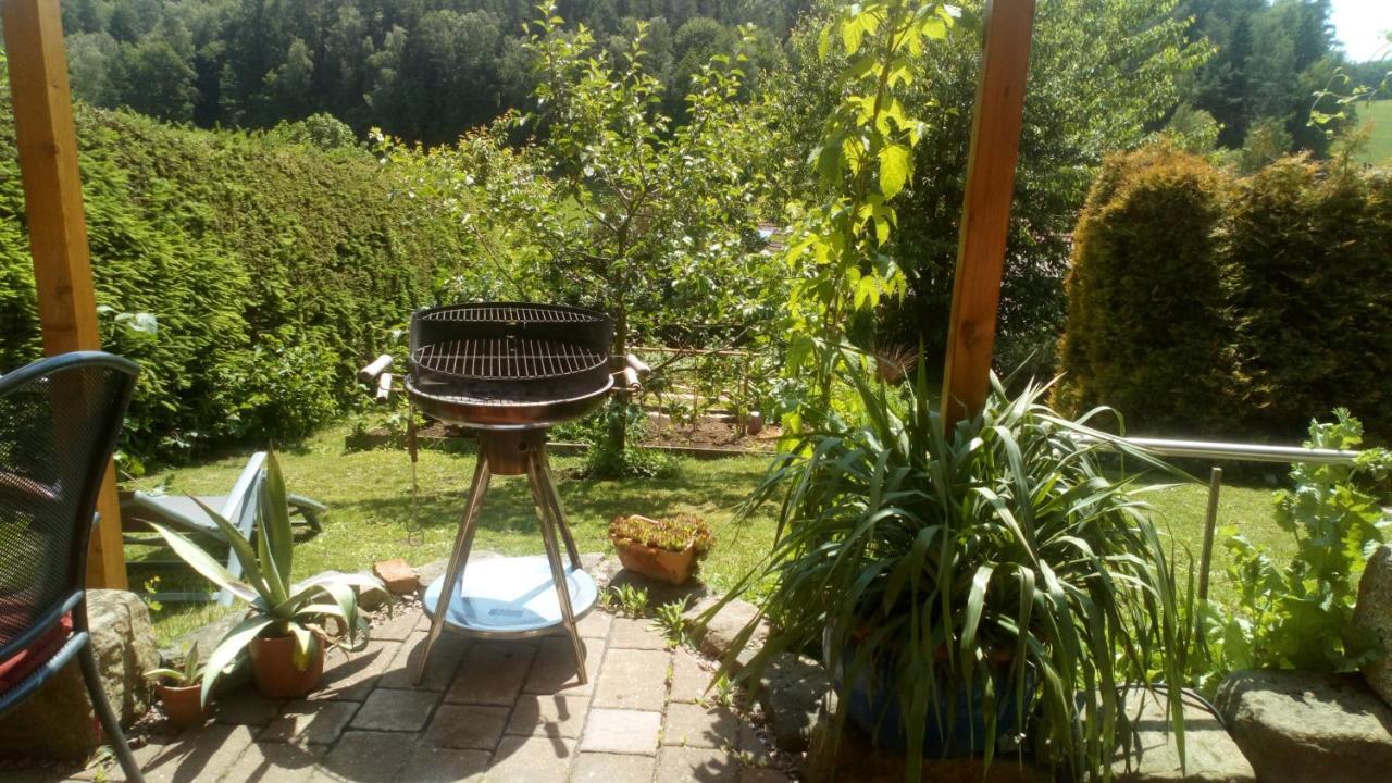 Apartment Mit Gartenblick Eckersdorf Bagian luar foto