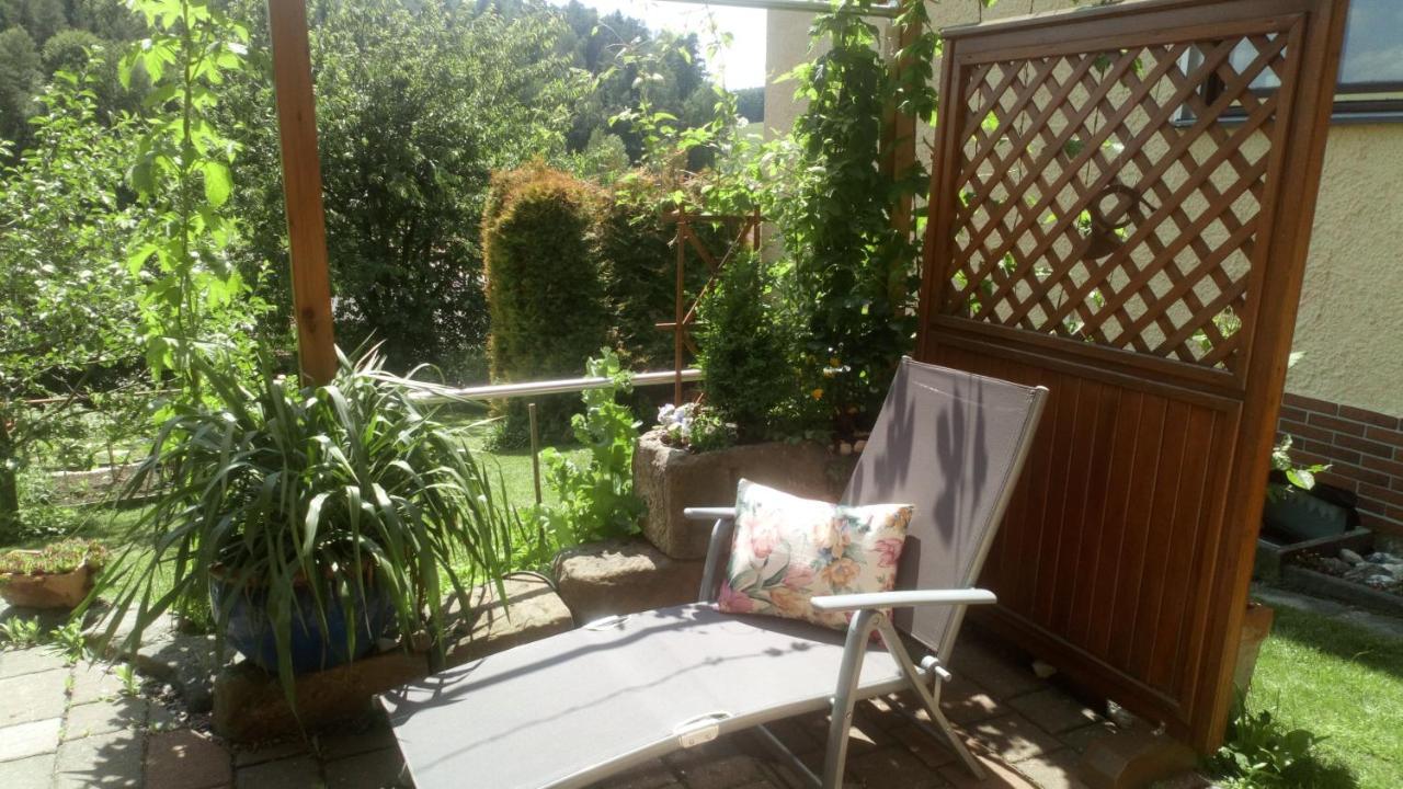 Apartment Mit Gartenblick Eckersdorf Bagian luar foto